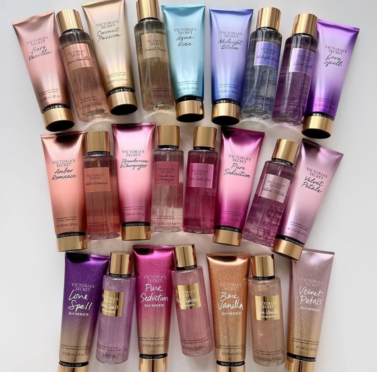 Body Splash - variedad de aromas